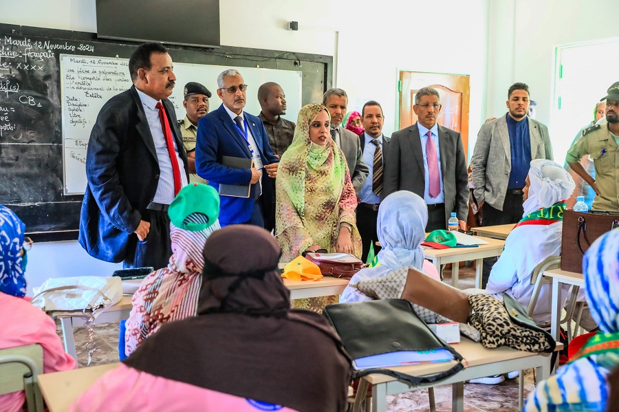 معالي الوزيرة تؤدي زيارة تفقد واطلاع لمدرسة تكوين المعلمين بنواكشوط